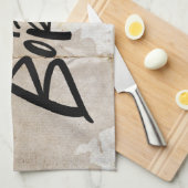 Normaal gesproken is een zwart kunstje dat de kiem theedoek (Quarter Fold)