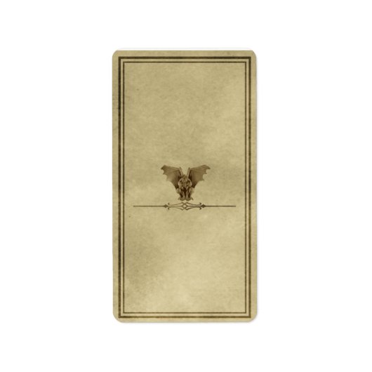 Normaal gesproken plain Gargoyle Apothecary Label (Voorkant)