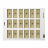 Normaal gesproken plain Gargoyle Apothecary Label (Full Sheet)