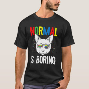Normaal gesproken wordt autisme bewustzijnscutel g t-shirt