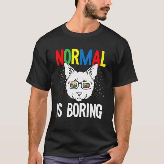 Normaal gesproken wordt autisme bewustzijnscutel g t-shirt (Voorkant)