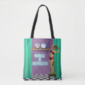 Normaal gesproken wordt Funky en Fun All Over over Tote Bag (Voorkant)