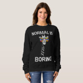 Normaal is autisme Giraffe Autist Trui (Voorkant volledig)