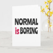 Normaal is Boring Kaart (Gele Bloem)