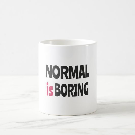 Normaal is Boring Koffiemok (Center)