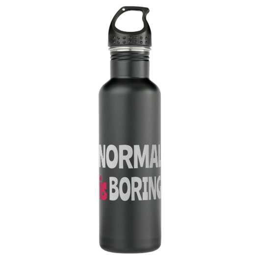 Normaal is Boring Waterfles (Voorkant)