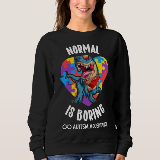 Normaal is de acceptatie van autisme aan het winne trui (Voorkant)