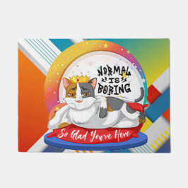 Normaal is een saaie deurmat