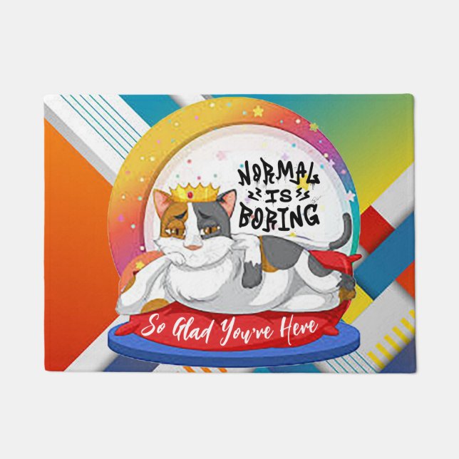 Normaal is een saaie deurmat (Voorkant)