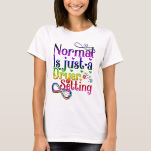 Normaal is gewoon een droogcombinatie t-shirt