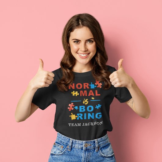 Normaal is het ondersteunen van Puzzels ter onders T-shirt