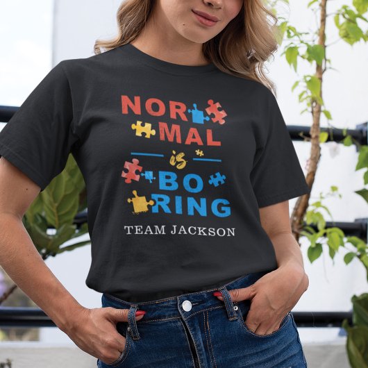 Normaal is het ondersteunen van Puzzels ter onders T-shirt