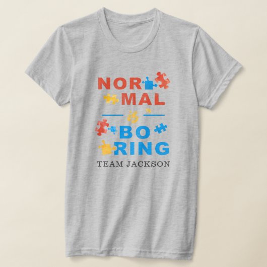 Normaal is het ondersteunen van Puzzels ter onders T-shirt (Laagn)