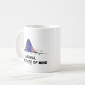 Normaal is mijn staat van de Humor van de Mind Bel Koffiemok (Voorkant links)