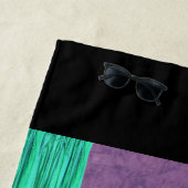 Normaal is overschat Funky & leuk aangepaste kunst Strandlaken (In situ)