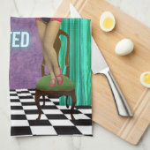 Normaal is overschat Funky & Leuk Aangepaste Kunst Theedoek (Quarter Fold)