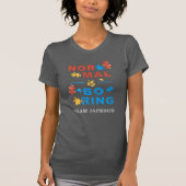 Normaal is Saai Autisme Awareness Puzzels Custom T-shirt (Voorkant)