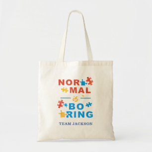 Normaal is Saai Autisme Awareness Support Swag Tote Bag