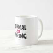 Normaal is saai koffiemok (Voorkant rechts)