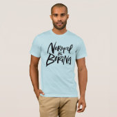 Normaal is saai statement Modern Lettering Motto T-shirt (Voorkant volledig)