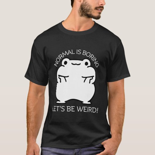 Normaal is saai t-shirt (Voorkant)