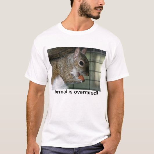 Normaal is te hoog. t-shirt (Voorkant)
