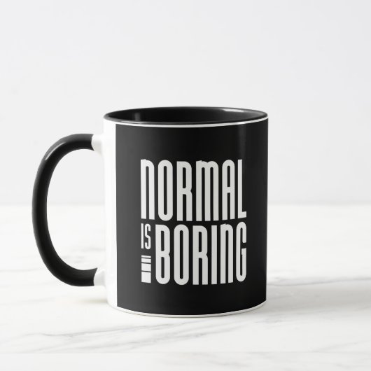Normaal is vlekken mok (Links)