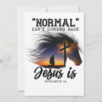 Normaal komt Jezus niet terug voor paardenovers T-