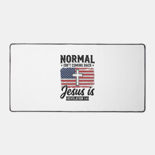 Normaal komt niet terug Jezus Openbaring Shirt_1 Bureaumat