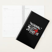Normaal komt niet terug, maar Jezus is Openbaring. Planner (Display)