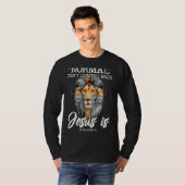 Normaal komt niet terug t-shirt (Voorkant volledig)