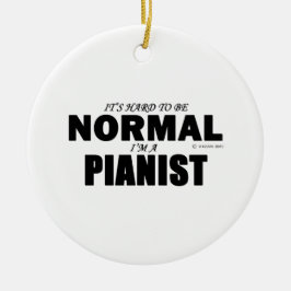 Normaal Pianist Keramisch Ornament