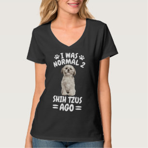 Normaal Twee Shih TZUS geleden Shih Tzu Inbouwsche T-shirt