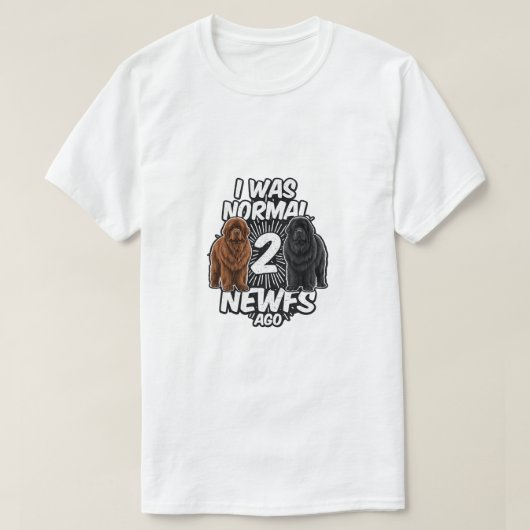 Normaal Was Overschat T-shirt (Design voorkant)