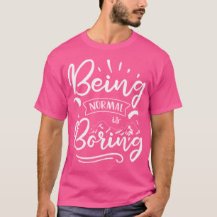 Normaal zijn is parachute Paraglider Skydiv T-shirt