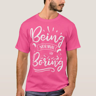 Normaal zijn is parachute Paraglider Skydiv T-shirt