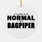 Normal Bagpiper Keramisch Ornament (Voorkant)