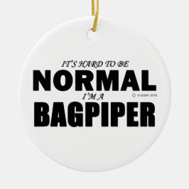 Normal Bagpiper Keramisch Ornament