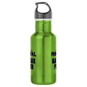 Normal Bari Sax Player Waterfles (Achterkant)