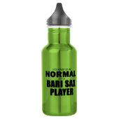 Normal Bari Sax Player Waterfles (Links)