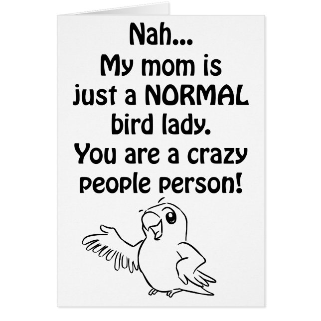 Normal Bird Lady (Voorkant)
