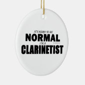 Normal Clarinetist Keramisch Ornament (Rechts)