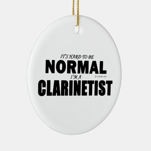 Normal Clarinetist Keramisch Ornament (Rechts)