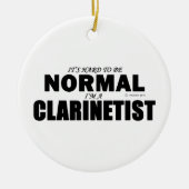 Normal Clarinetist Keramisch Ornament (Voorkant)