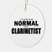 Normal Clarinetist Keramisch Ornament (Links)