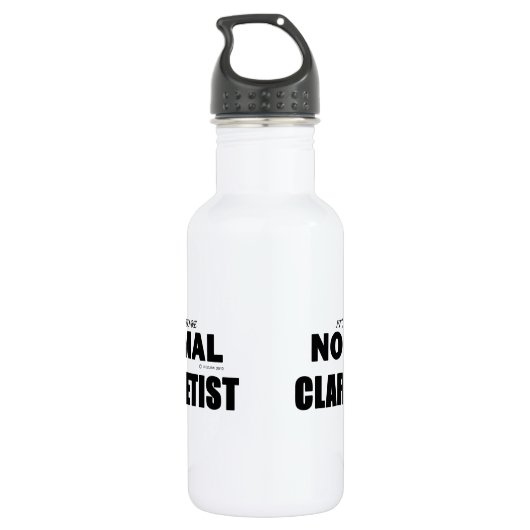 Normal Clarinetist Waterfles (Achterkant)