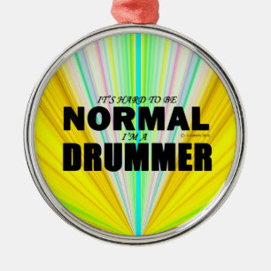 Normal Drummer Metalen Ornament