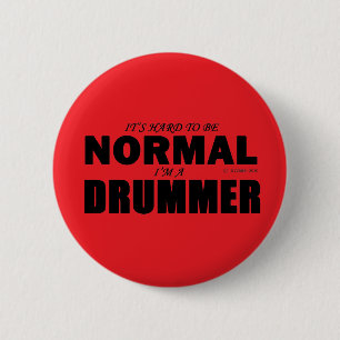 Normal Drummer Ronde Button 5,7 Cm