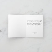 Normal Gray Cockatiel with Flowers Custom Birthday Kaart (Binnen)