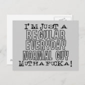 Normal Guy Briefkaart (Voorkant / Achterkant)